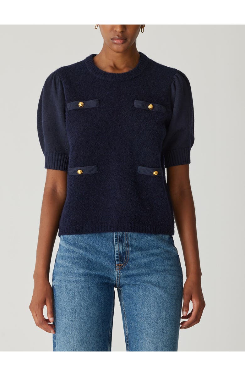 Rebecca Taylor Boucle Texture Lady Pullover Sweater, Alternate, color, 