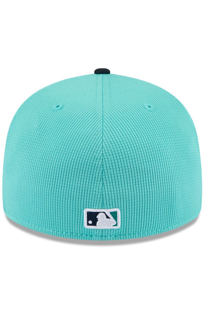 New Era Men's New Era  Aqua/Navy Seattle Mariners 2025 Spring Training Low Profile 59FIFTY Fitted Hat, Alternate, color, 