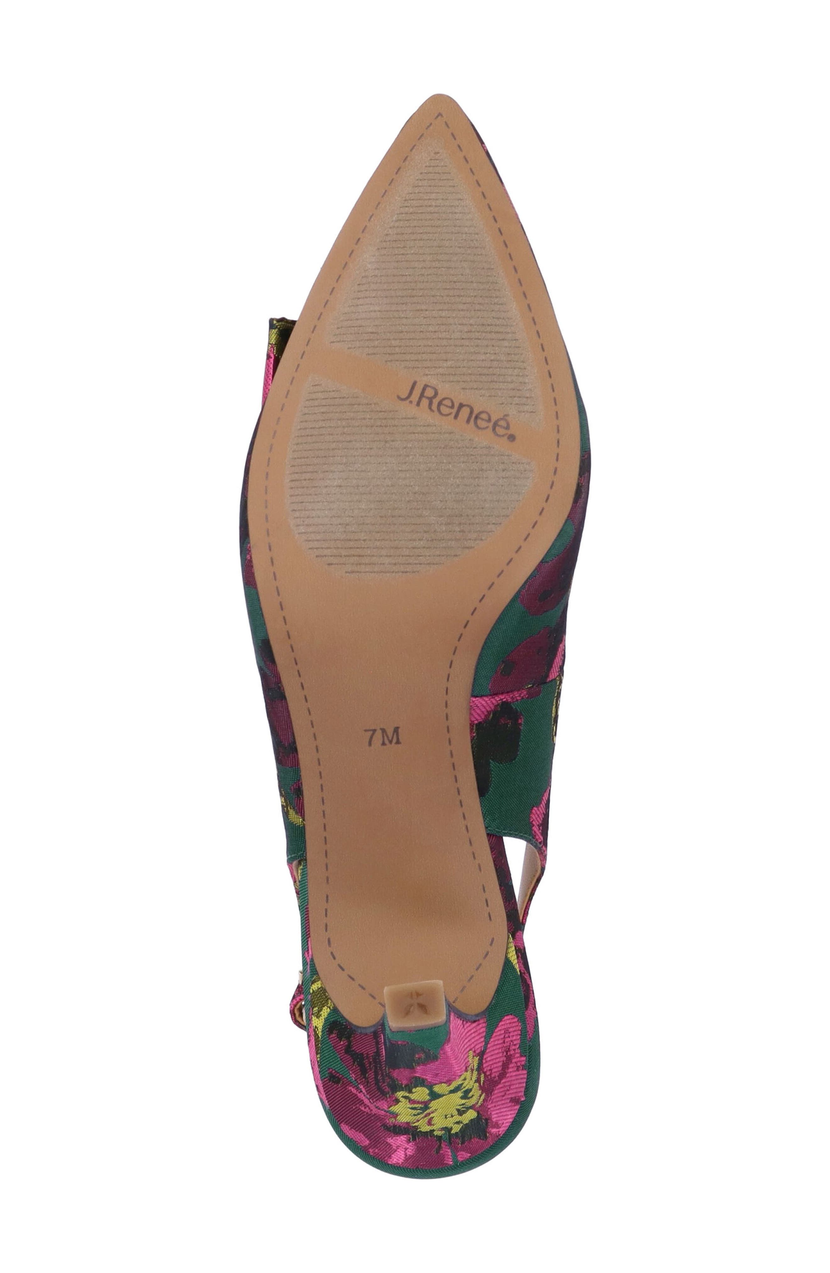 J. Reneé Rayne Slingback Pointed Toe Pump, Alternate, color, 