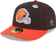 New Era Men's New Era Brown/Orange Cleveland Browns 2026 NFL Draft Pre-Curved 59FIFTY Fitted Hat