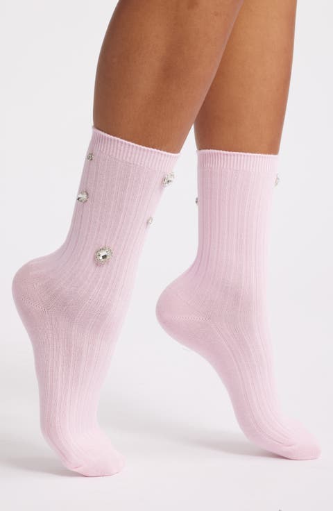 Kate Gem Crew Socks