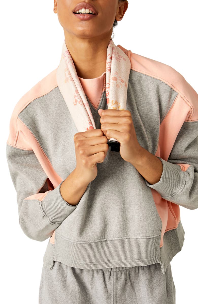 Free People Intercept Colorblock Sweatshirt, Alternate, color,