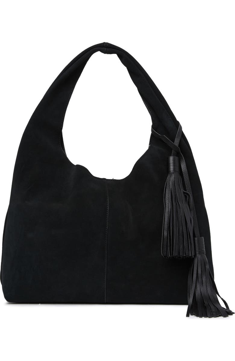 Rachel Zoe Mitchel Suede Hobo Bag, Alternate, color,