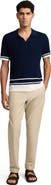 Onia Linen Cotton Stretch Cuff Pant