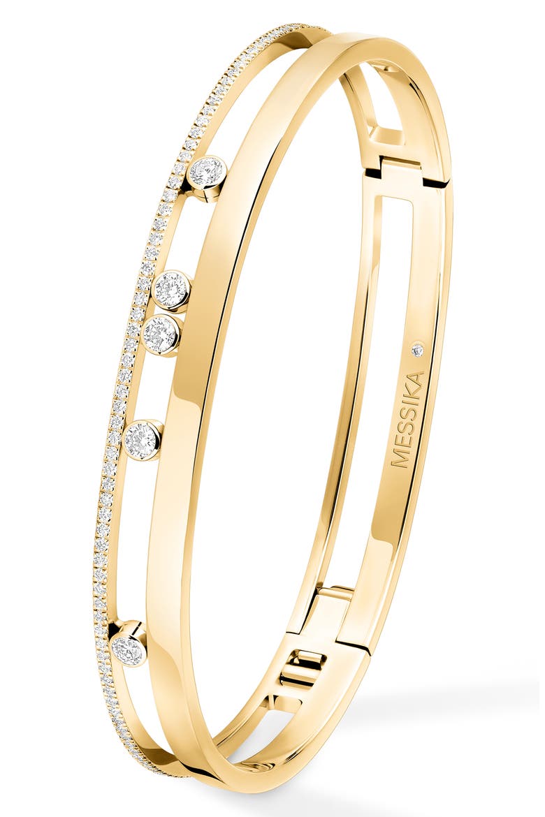 Move Romane Diamond Bangle, Main, color, YELLOW GOLD