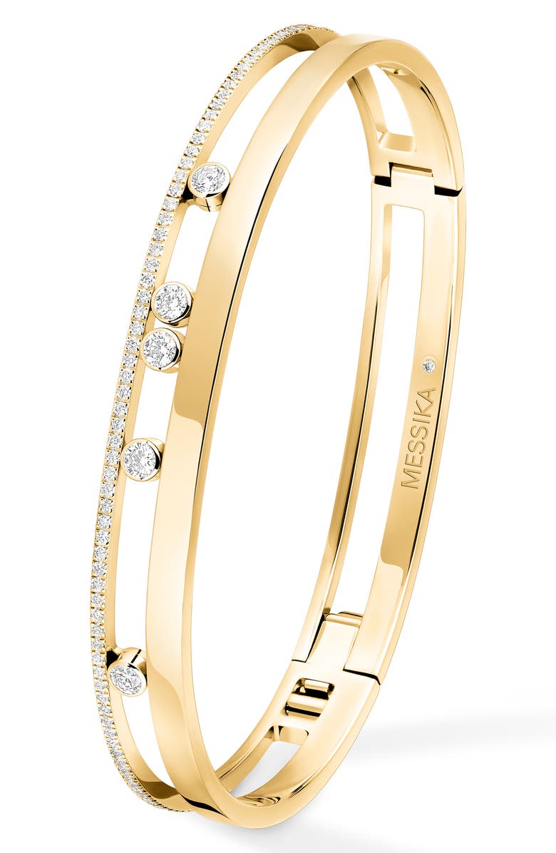 Messika Move Romane Diamond Bangle, Main, color, 