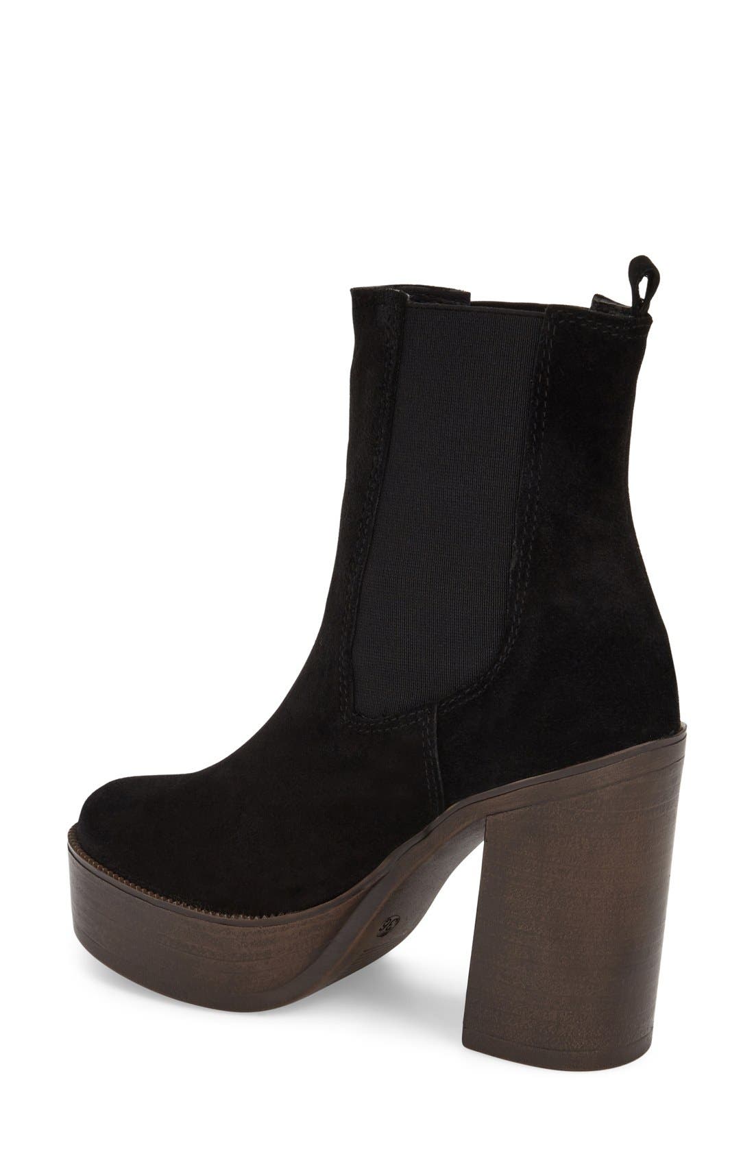 Topshop 'Holly 70s' Platform Boot, Alternate, color, 