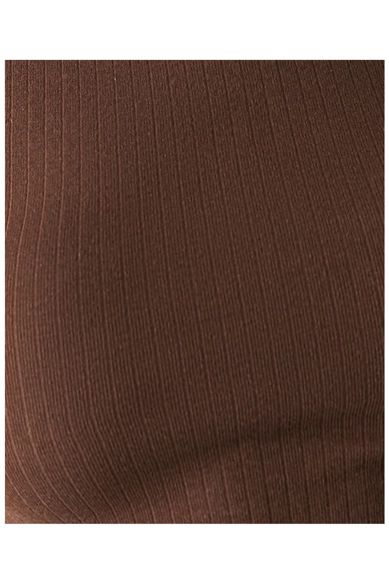 The Rickie Mock Neck Long Sleeve Top, Alternate, color, CHOCOLATE LAVA