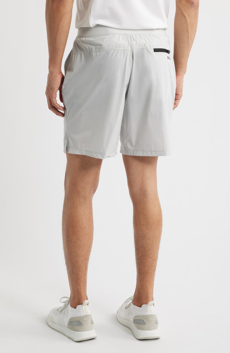 BOSS Active Move 7-Inch Athleisure Shorts, Alternate, color, Light Grey