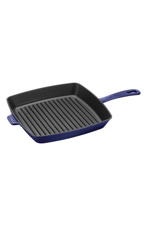 12-Inch Enameled Cast Iron Grill Pan