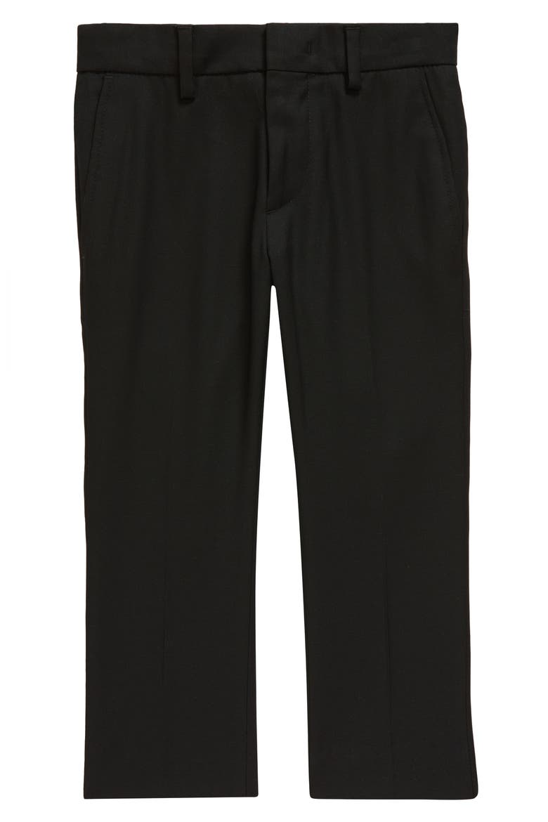 Kids' Solid Stretch Pants, Main, color, BLACK