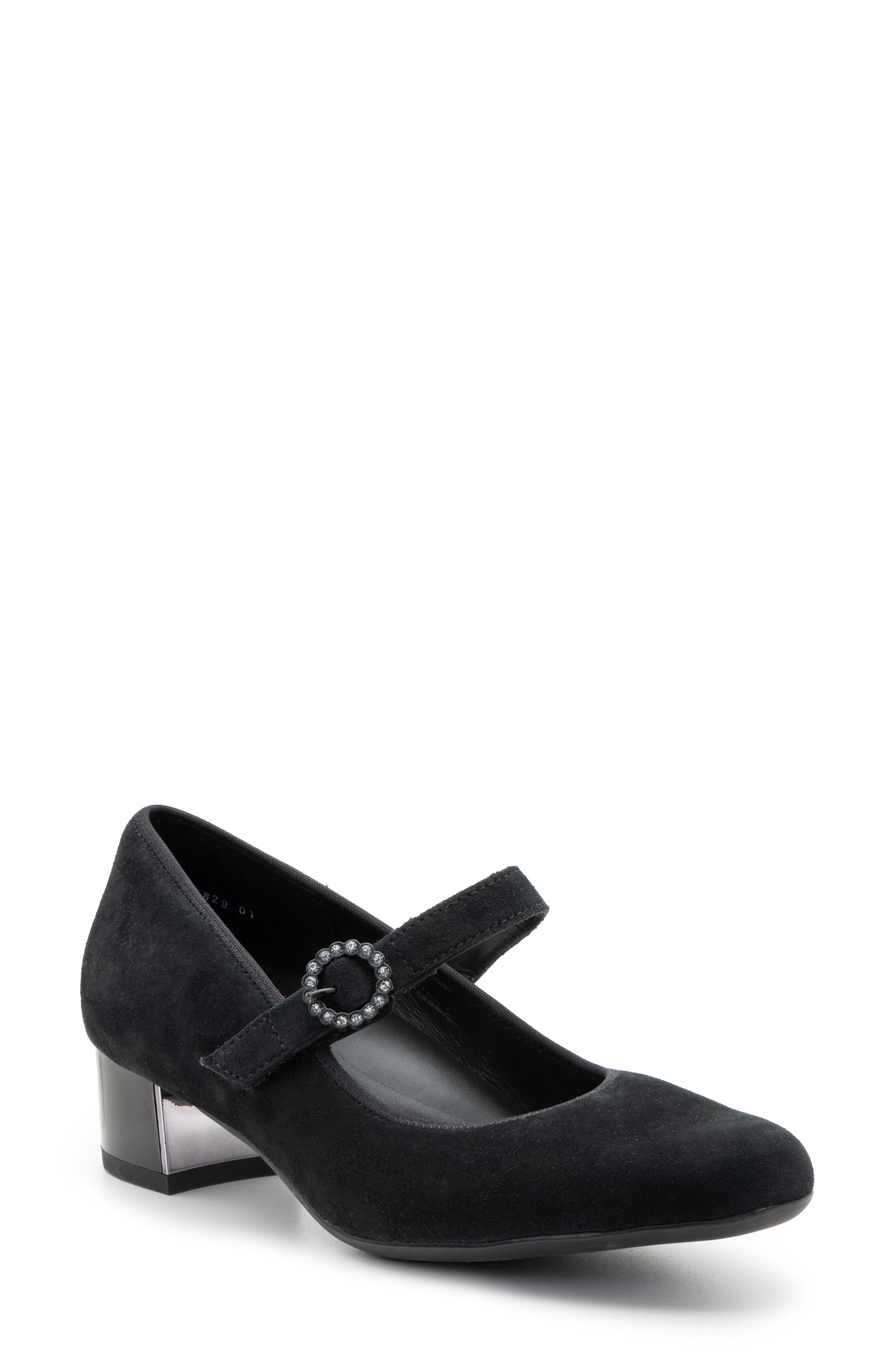 ara Novelle Mary Jane Pump, Main, color, Black