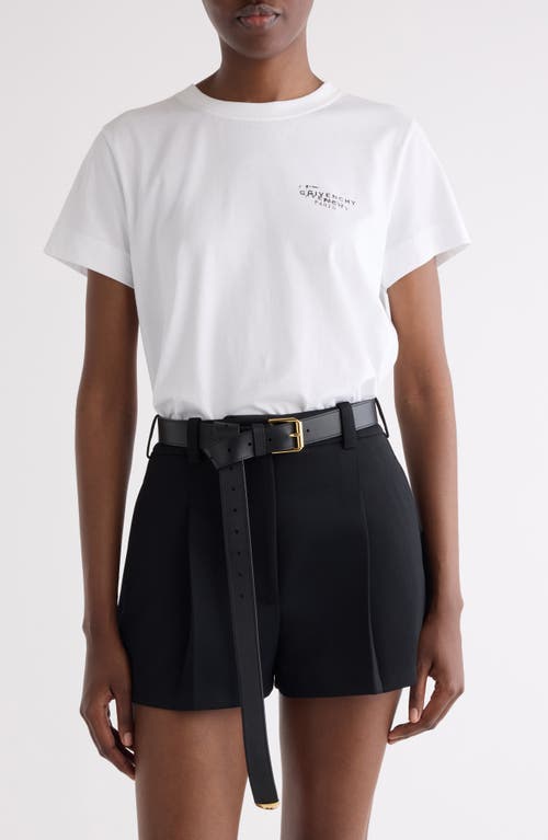 Givenchy Regular Fit Logo Graphic T-shirt In White