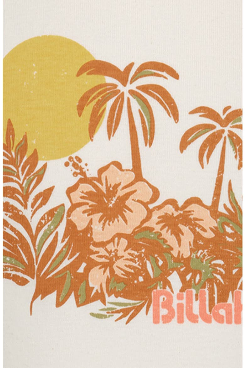 Kids' Retro Tropics Colorblock Cotton Graphic T-Shirt, Alternate, color, DESERT FLOWER