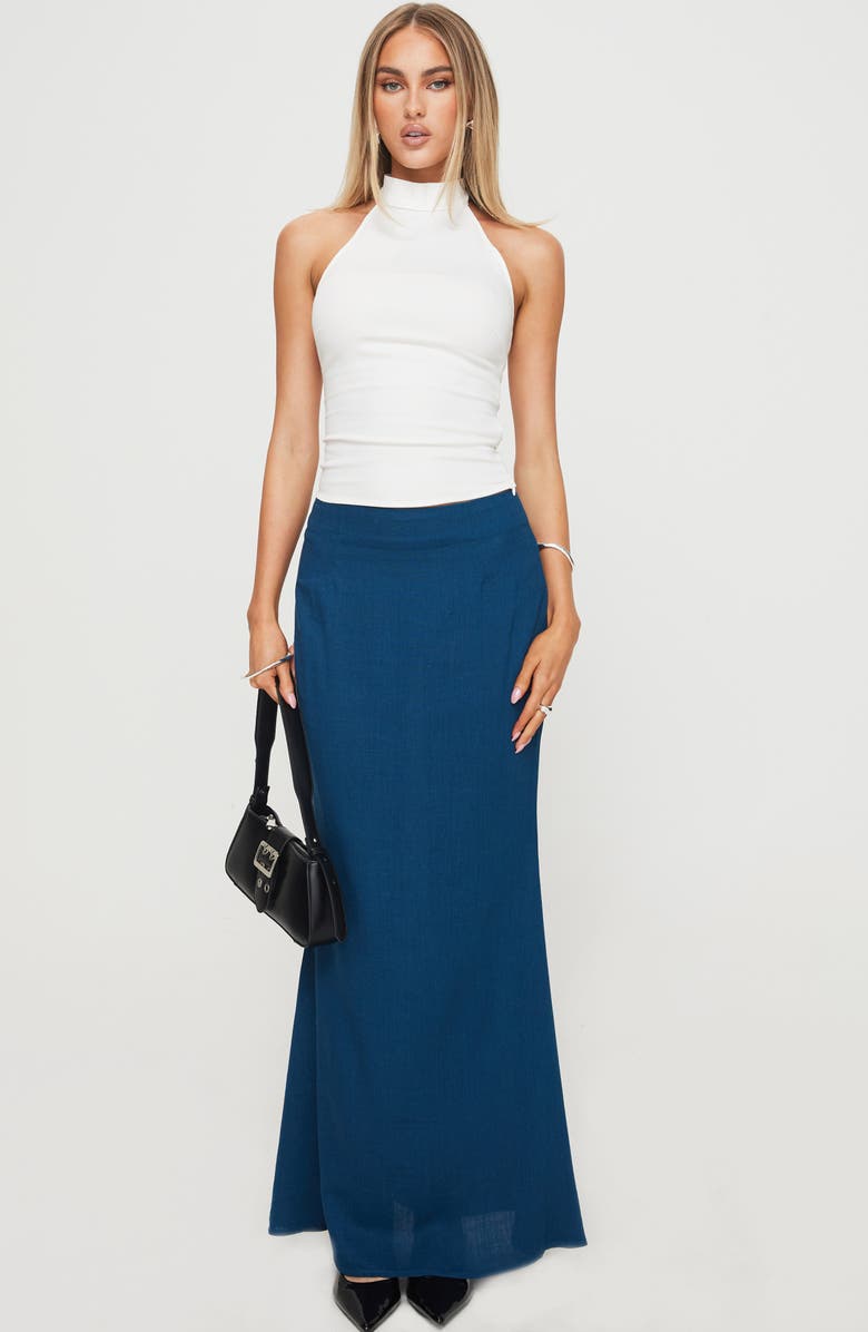 Princess Polly Merril Halter Top, Alternate, color, White