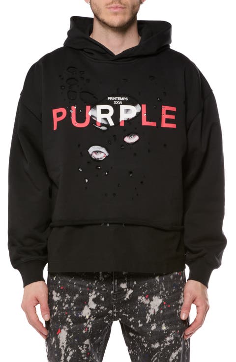 Double Layer Oversize Graphic Cotton Fleece Hoodie