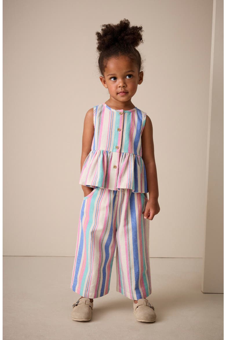 Kids' Rainbow Stride Top & Pants Set, Alternate, color, BLUE