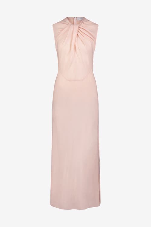 MARINA MOSCONE MARINA MOSCONE LIGHTWEIGHT WOOL TWIST PANELLED DRESS 