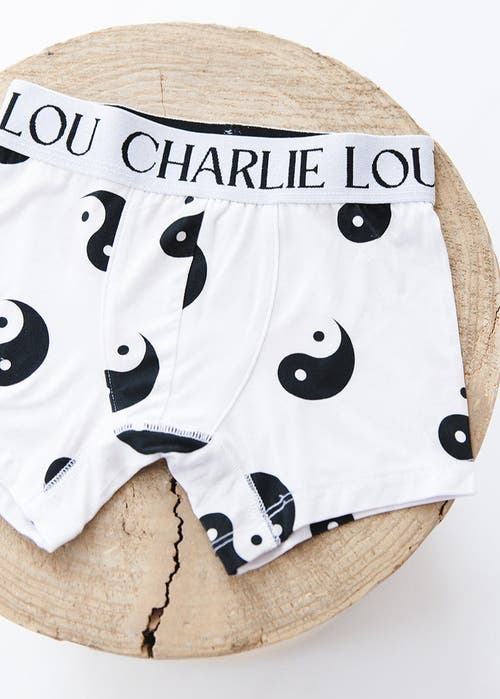 Charlie Lou Baby ® Yin & Yang Boxer Briefs In White