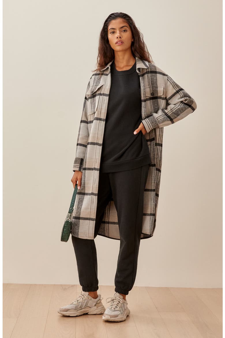 Manny Oversize Sweatshirt, Alternate, color, BLACK