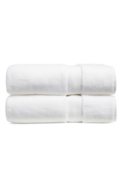 Set of Two Organic Hydrocotton Bath Towels