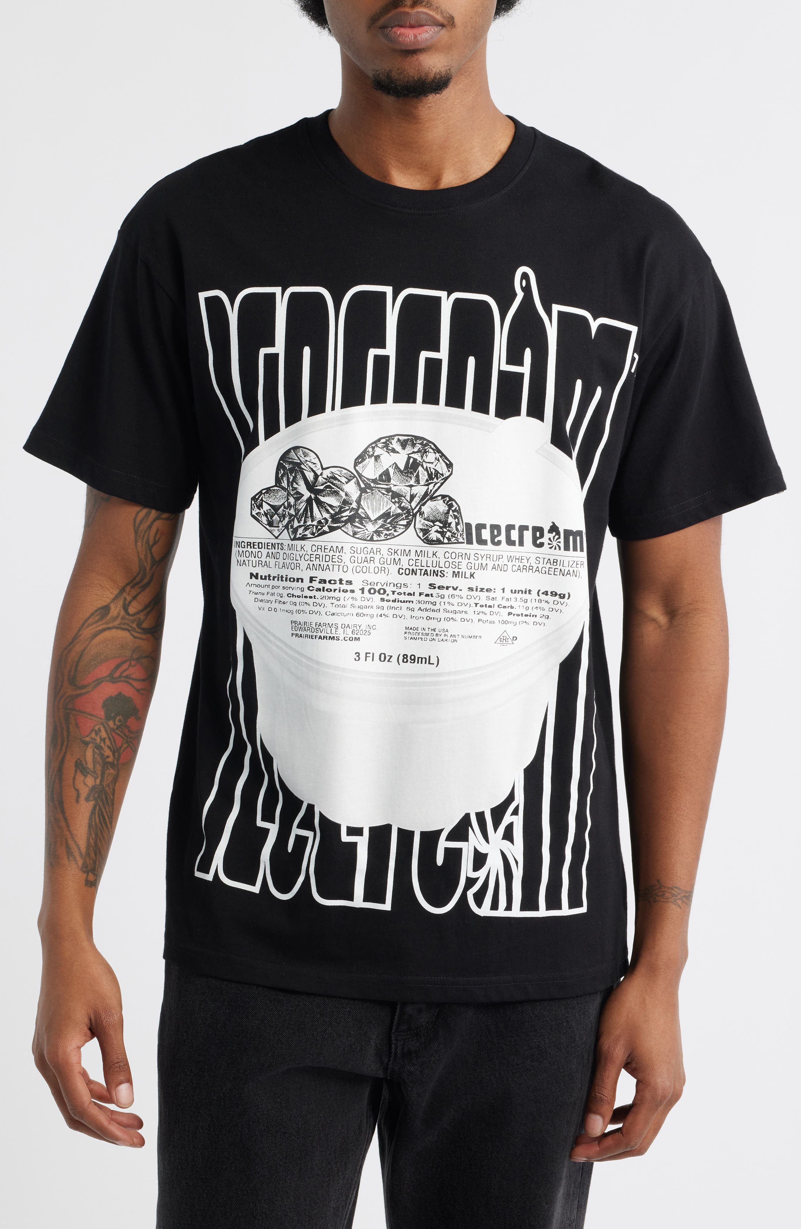 Diamond Cotton Graphic T-Shirt