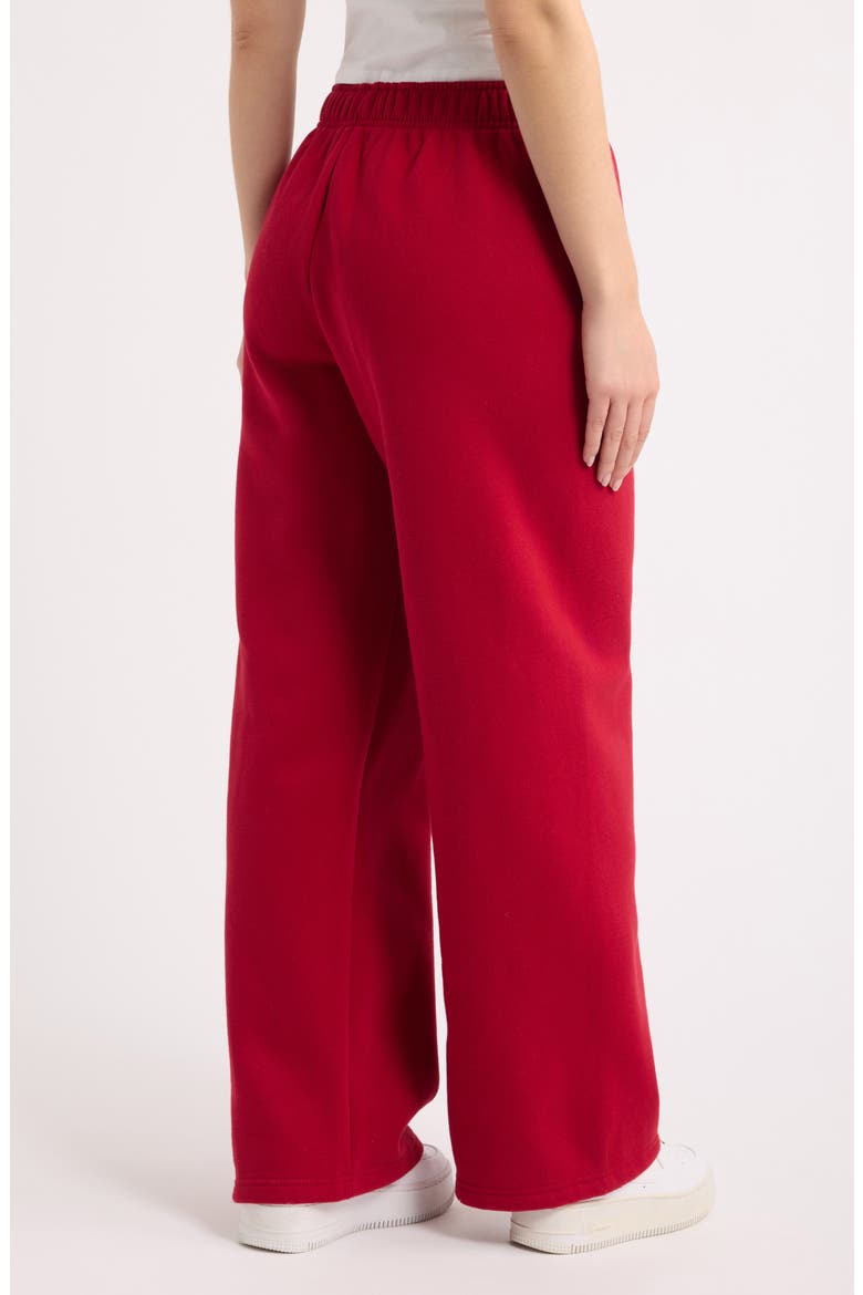 Apple Puff Series Sweatpants, Alternate, color, DEEP RED