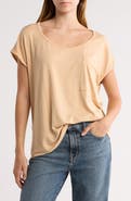 GO COUTURE Round Neck Dolman Sleeve Top