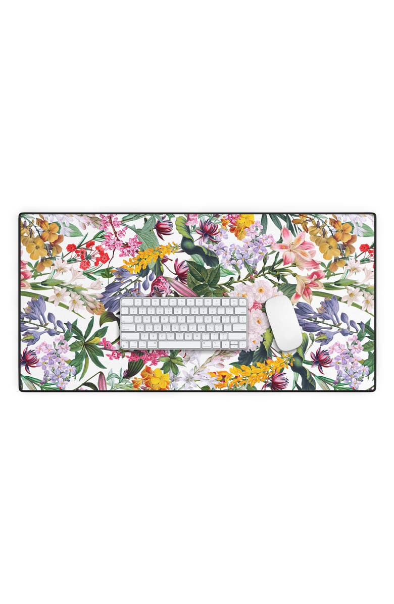 Deny Designs Burcu Korkmazyurek Vintage Floral Desk Mat, Alternate, color, Multi