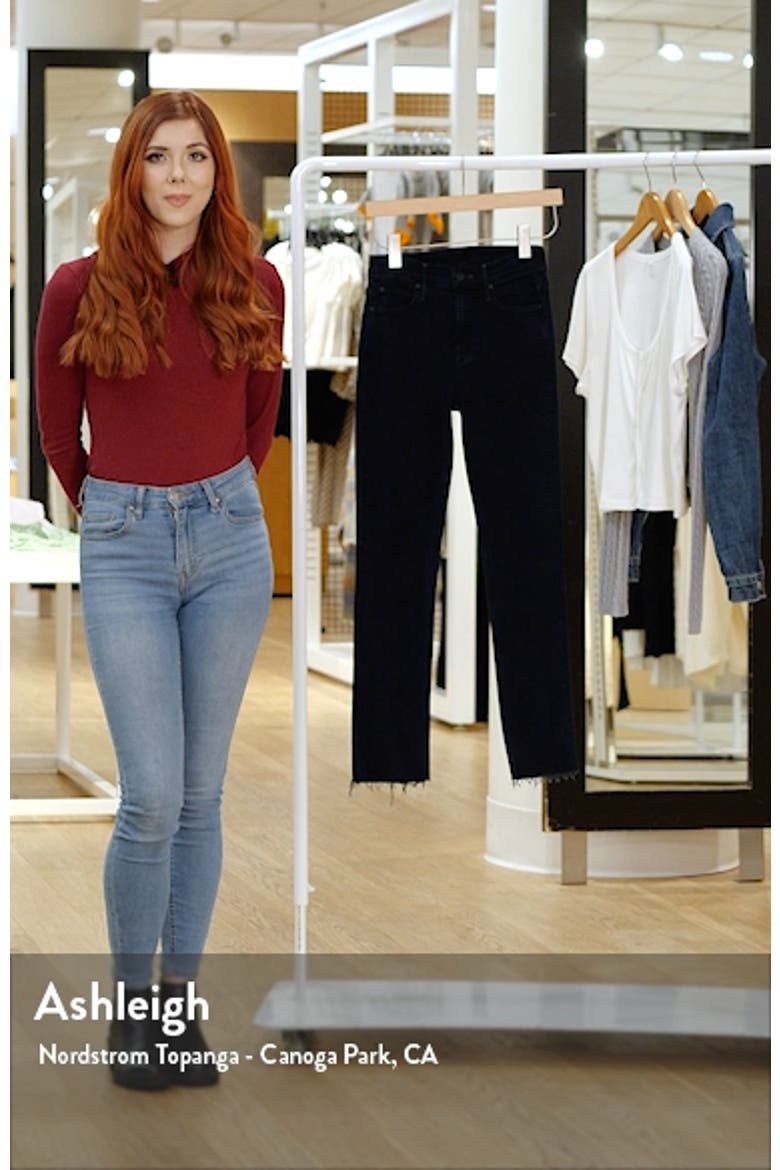 The Dazzler Mid Rise Ankle Fray Jeans video