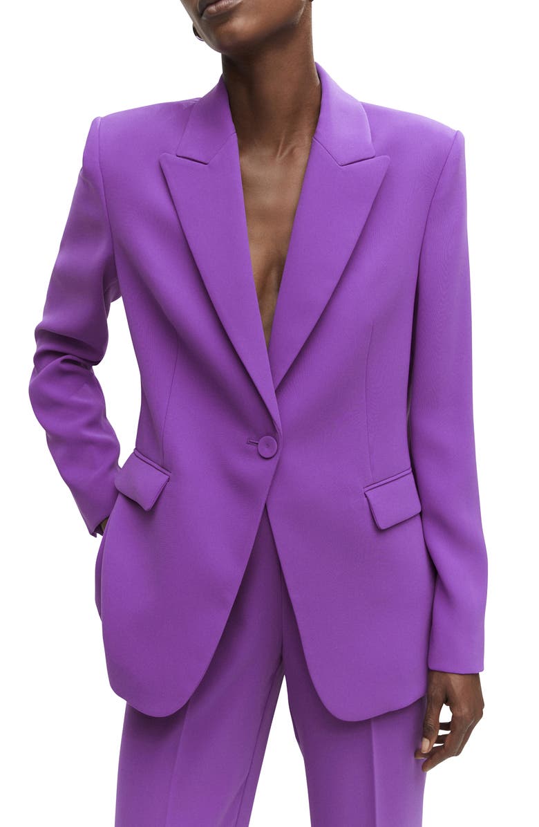 MANGO Single Breasted Suit Blazer, Main, color,