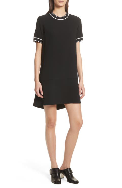 Thatch Crepe Shift Dress