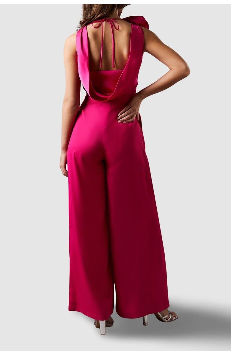 Coast Corsage Cowl Back Jumpsuit, Alternate, color, Pink