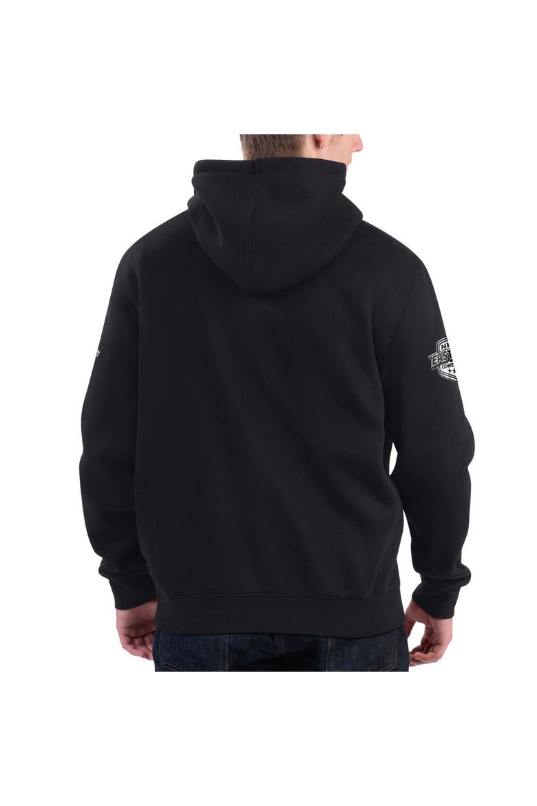 Men's Starter x NHL Black Ice Black Pittsburgh Penguins Pullover Hoodie, Alternate, color, Black