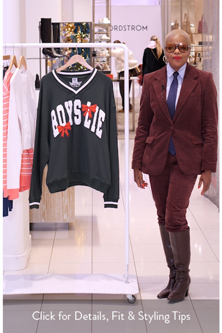 Wrap Me in a Bow Hayley V-Neck Sweatshirt video