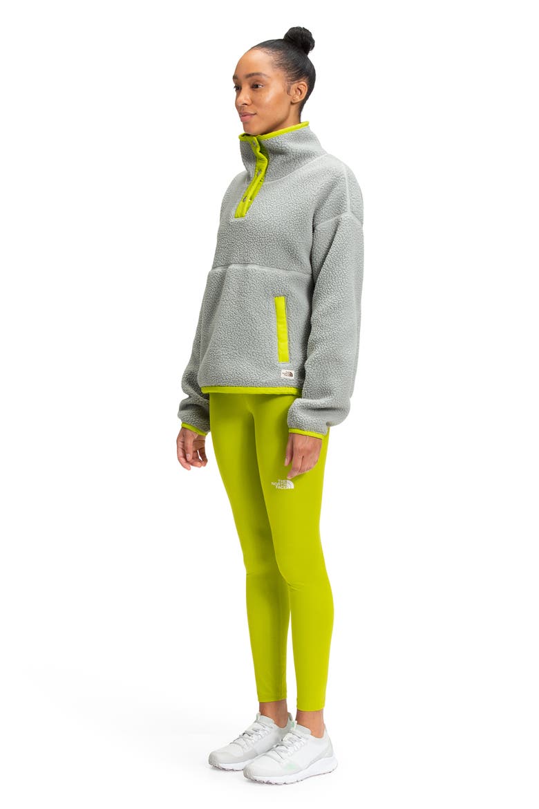 Cragmont Fleece Pullover Jacket, Alternate, color, IRON/SULPHUR SPRING GREEN