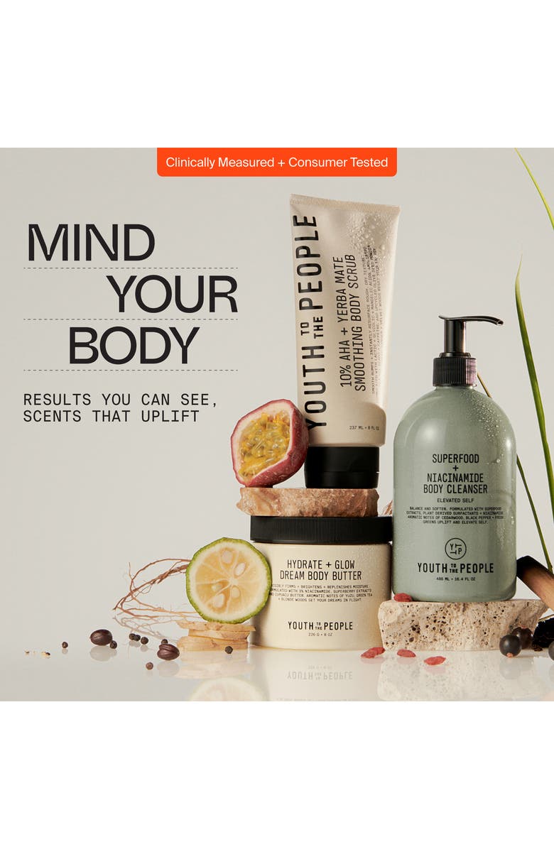 Youth to the People Superberry Firm + Glow Dream Body Butter with Niacinamide, Hyaluronic Acid + Antioxidants, Alternate, color, 