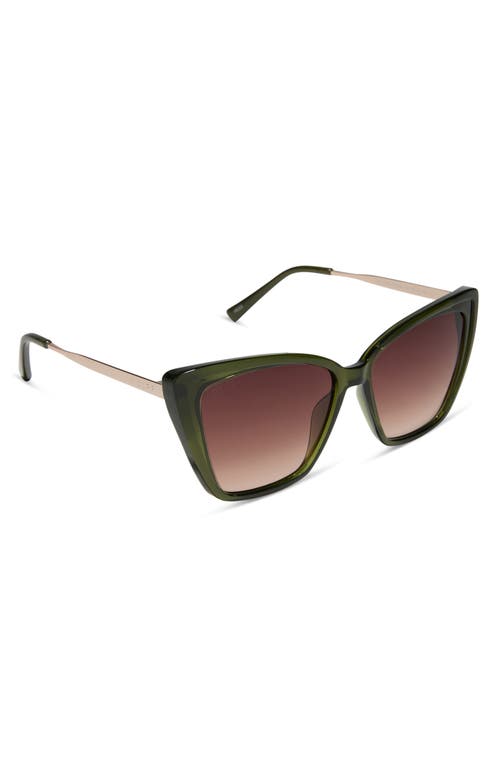 DIFF DIFF HEIDI 56MM CAT EYE SUNGLASSES 