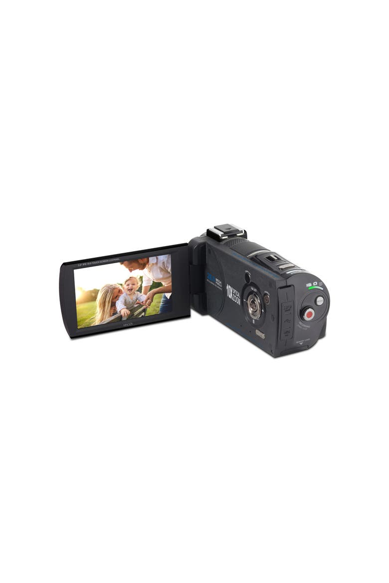 4K Ultra HD 10x Optical Zoom Camcorder, Alternate, color, Gunmetal