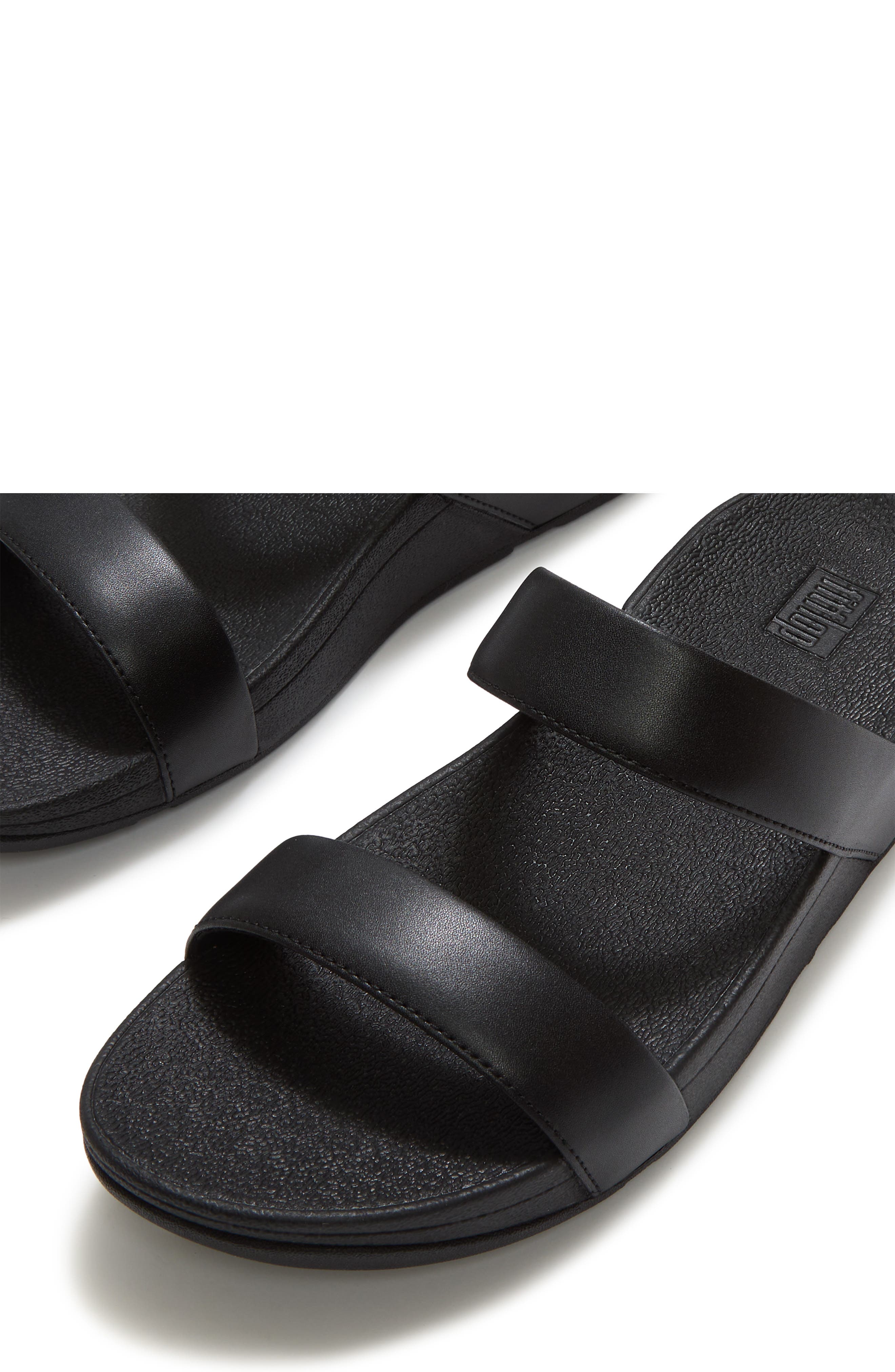 Flowrise Wedge Slide Sandal, Alternate, color, BLACK
