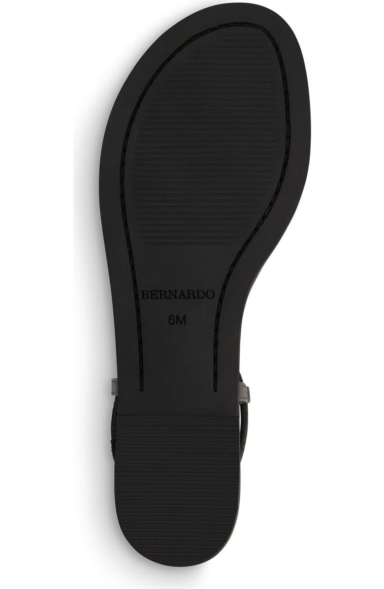 Bernardo Footwear Hercu T-Strap Sandal, Alternate, color, Black