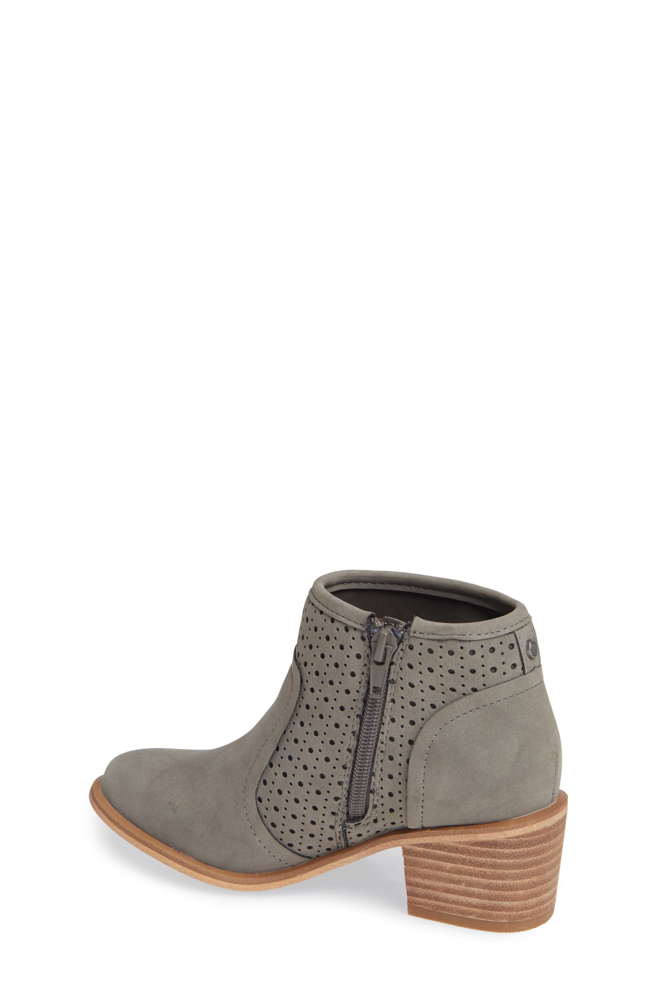 Treasure & Bond Perforated Block Heel Bootie, Alternate, color, 