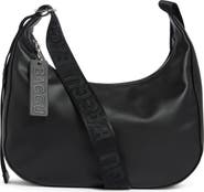 Baggu Medium Recycled Leather Crescent Shoulder Bag