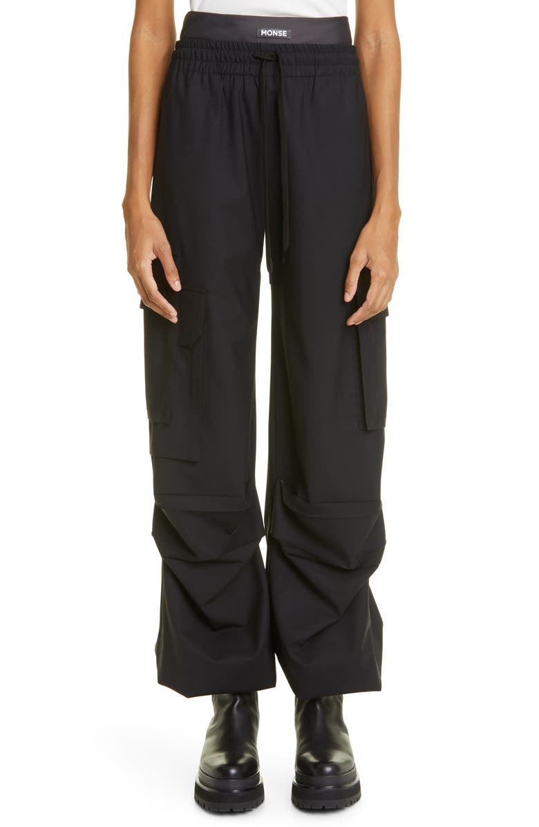 MONSE Cargo Parachute Pants, Main, color, 