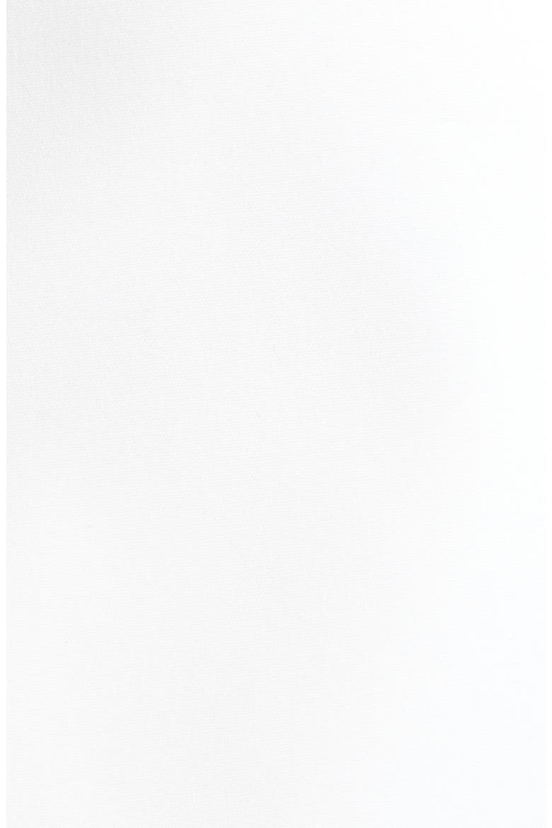 Adriana Contrast Stitch Cotton Blend Minidress, Alternate, color, IVORY