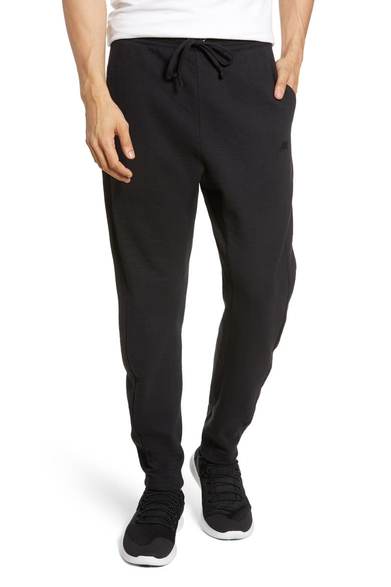 NSW Tech Jersey Sweatpants, Main, color, BLACK