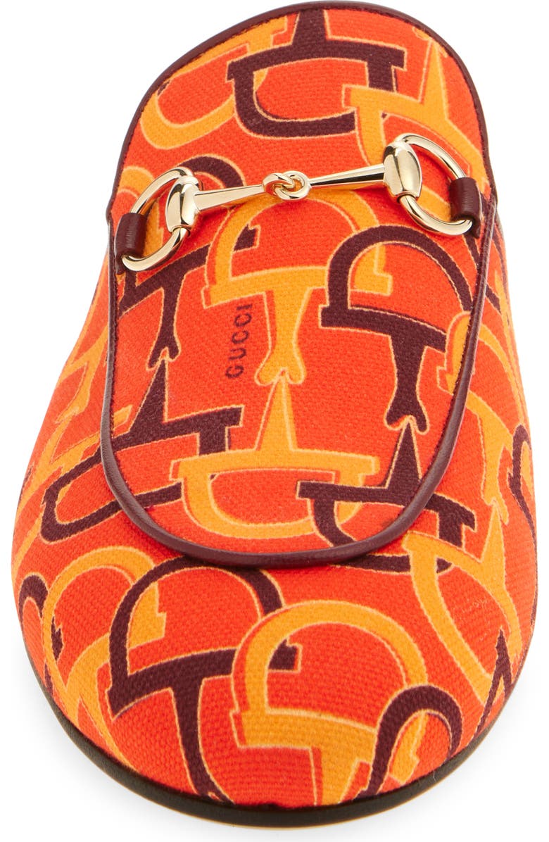 Gucci Princetown Horsebit Loafer Mule, Alternate, color, Orange