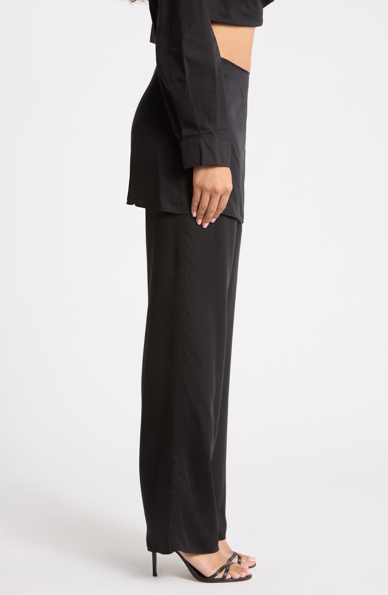 HOUSE OF CB Leona Skirt Pants, Alternate, color, Black