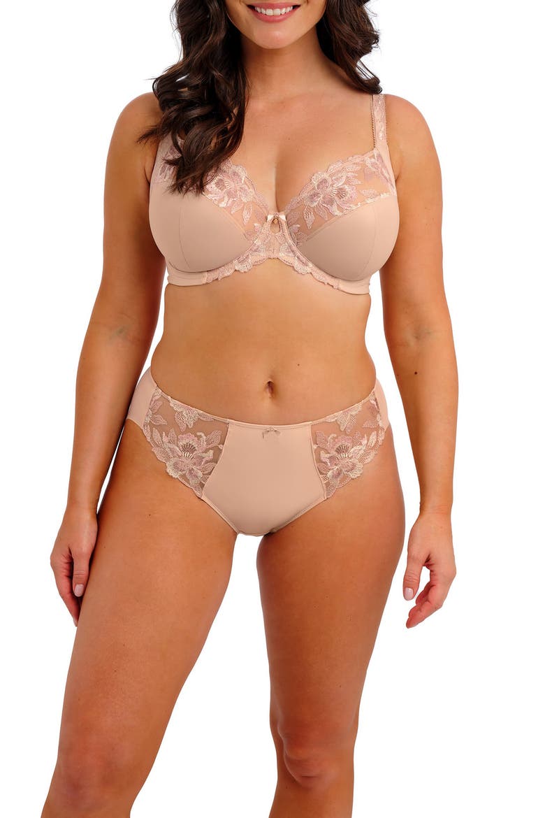 Magdalena Underwire Side Support Bra, Alternate, color, NATURAL BEIGE