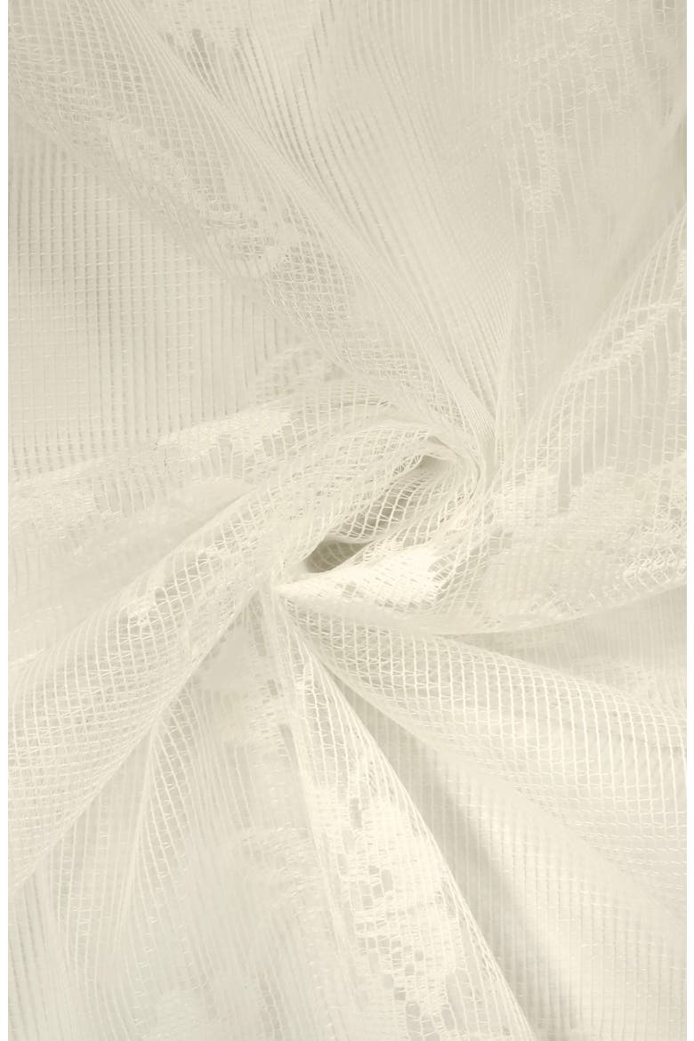 Single Indoor Curtain Panel, Alternate, color, EGGSHELL